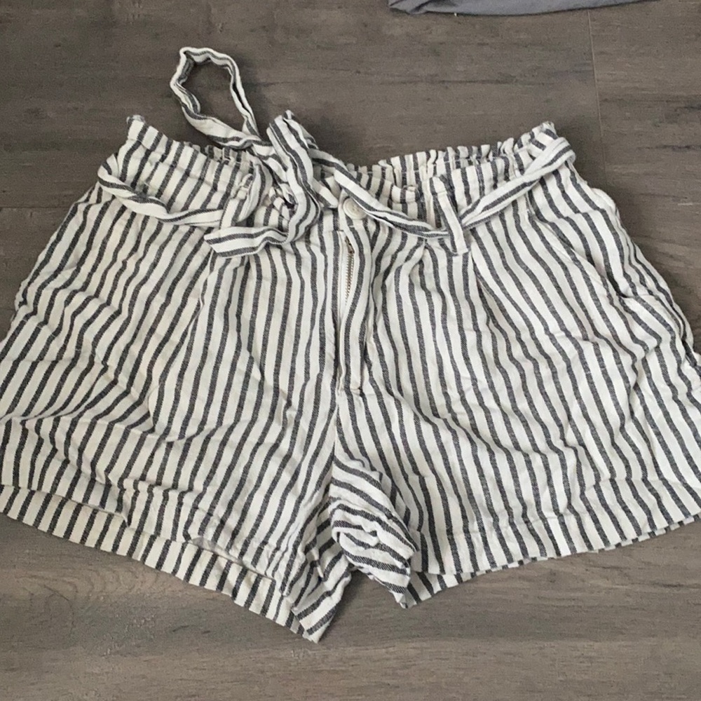 Paper bag shorts.